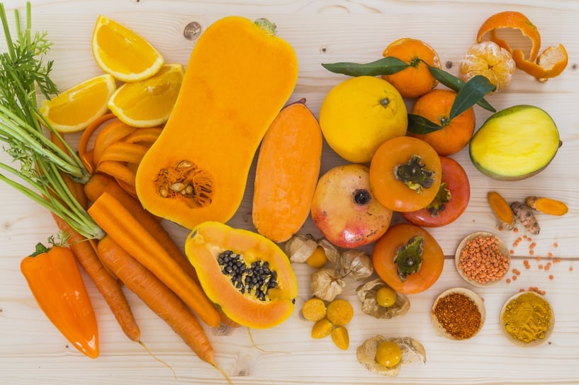Resultado de imagen de Alimentos ricos en betacarotenos como las zanahorias